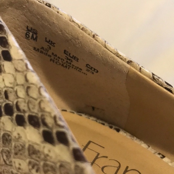 Fabulous low heels worn once, with box, Franco Sarto - Picture 7 of 8